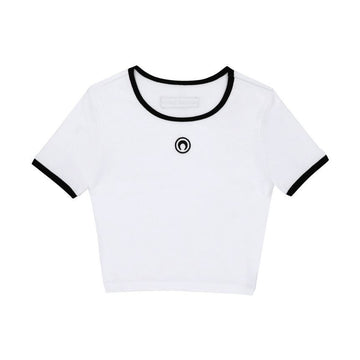 MARINE SERRE WTO087A CJER0008 WH10 Damen T-Shirt 140175888