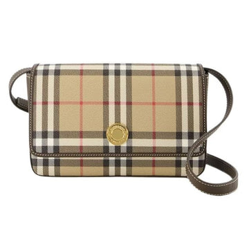 BURBERRY Vintage Check Hempshoulder Bag Archive Beige 8097523 124399581