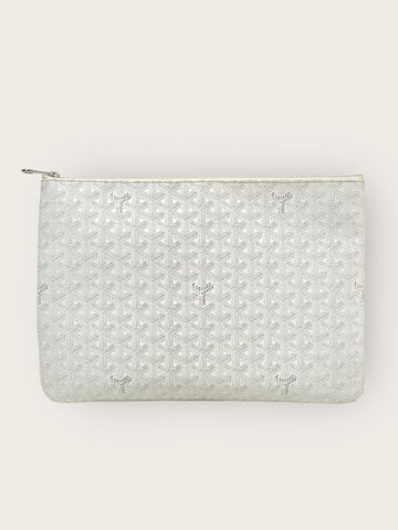 GOYARD スペシャルホワイトセナクラッチバッグ 59262681