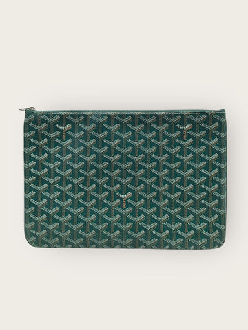 Goyard Special Green Sena Clutch Bag 54556934