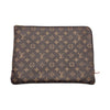 LOUIS VUITTON M44499 Monogram Canvas Écoute Voyages MM Clutch 141046162 [P]