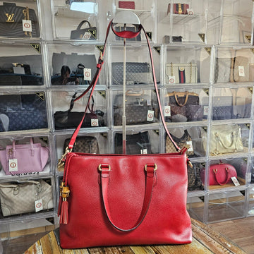 GUCCI バンブーテスル レディース トート 36-24.5-12 141052451 [P]