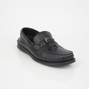 SALVATORE FERRAGAMO 8.5 サイズ ストリング ローファー 140914627