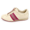 GUCCI 138732 beige Leder WEB Icon Low Top Damen Sneaker 36C 141232573 [P]