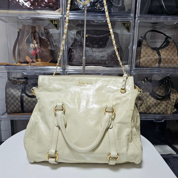 MIU MIU Bow Satchel Bag 141243417 [P]
