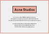 Acne Studios Beanie C40425 BLACK Face Logo Patch Beanie 149351773 [P]
