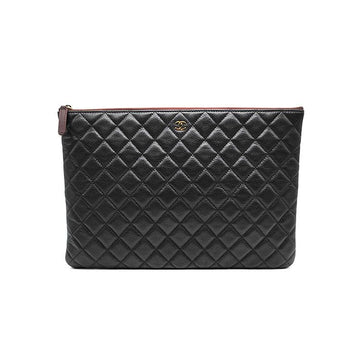 CHANEL キャビア クラッチ ラージ L761411 141265450