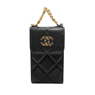 CHANEL 19 Telefonhalter Mini Ketten Crossbody-Tasche L704563 141265506