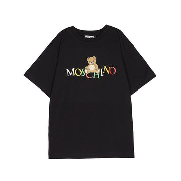 MOSCHINO キッズ半袖Tシャツ HPM05G LAA10 60100 141265525