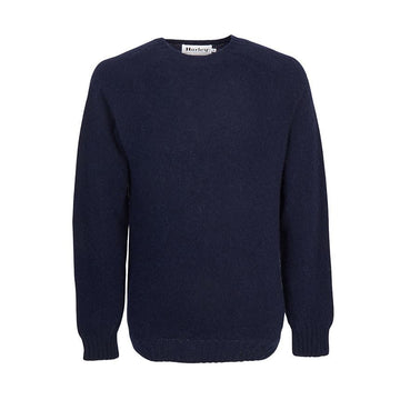 HARLEY OF SCOTLAND Shaggy Knit Sweater M3834 7 NAVY 141280019 [P]