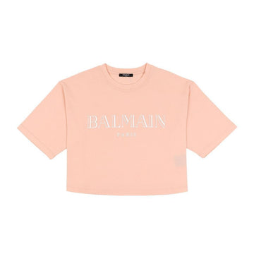 Balmain Women's Vintage Logo Short Sleeve T-Shirt CF2EE020 BC74 KDB 141346274