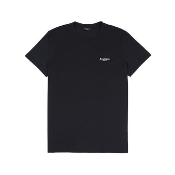 BALMAIN 男性 パリ フロック 装飾 半袖 Tシャツ CH0EF000 BB04 EAB 141346279