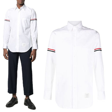 THOM BROWNE Armband Popeline Hemd/Weiß (MWL150E 03113 100) 141351745