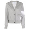 Thom Browne Diagonal Striped V-Neck Cotton Cardigan 48463326 [P]
