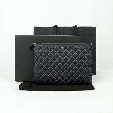 CHANEL Caviar Skin Classic Large Clutch A82552 140718749