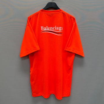 Balenciaga Political Wave Logo Short Sleeve T-Shirt 105 141359981