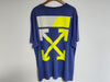 Off White S Blue Split Arrow T-Shirt OMAA038S19185006 141364143 [P]