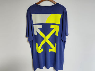 OFF WHITE S Blue Split Arrow T-Shirt OMAA038S19185006 141364143