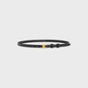 CELINE TINTIN TRIONPH GÜRTEL (13 mm) SCHWARZ 45BA33A01.38NO 68628832 [P]