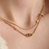DIOR PETIT CD Doppelhalskette Gold N1155PMTCY 64271179 [P]