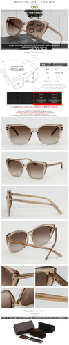 TOM FORD Sonnenbrille TF973K 45F quadratische Hornbrille Cat-Eye transparent übergroß 79711469 [P]