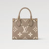 LOUIS VUITTON Monogram Handtasche mit Schulterriemen BB Beige M47054 141428790 [P]