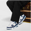 Louis Vuitton Trainer Sneakers Blue 1A9JG 141428811 [P]