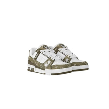 Louis Vuitton Trainer Sneakers Khaki 1AIKM 141428815 [P]