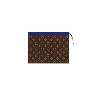 Louis Vuitton Pochette Voyage MM Blue M12819 141428820 [P]