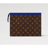 LOUIS VUITTON Poche Voyage MM Blau M12819 141428820 [P]