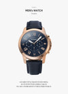 FOSSIL グラント クロノグラフ メンズ レザーウォッチ FS4835 144732216 [P]