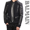 BALMAIN レザーライダージャケット 176 141451579 [P]