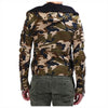 BALMAIN W4HJ294C670 187 Camouflage Biker Hoodie 141451596 [P]