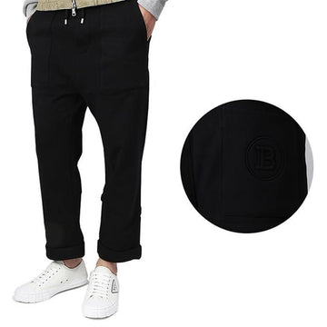 BALMAIN VH1OB031 B020 0PA ロゴ クロップ トラック パンツ 141451603