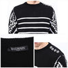 Balmain S8H 6176 M209 176 Stripe Pullover Knit 141451614 [P]