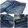 BALMAIN S7H 9000 T021 155 Damage Washed Jeans Skinny Fit 141451618 [P]