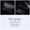 BALMAIN S5HT163C862T 132 China-Kragen Hemd 141451628 [P]