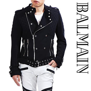 BALMAIN Belted Rider Jacket 176 141451635