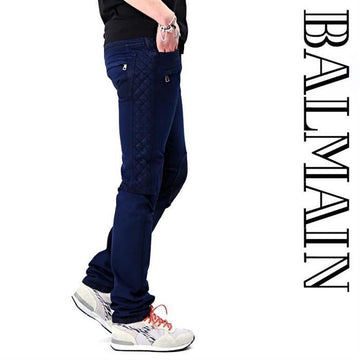 BALMAIN Wachsbeschichtete Stepp-Hose 141451662