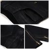 BALMAIN 5457 188N C0100 レディース ブラック ウォッシュ バイカーパンツ 141451774 [P]