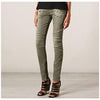 BALMAIN Grün gewaschene Damen-Bikerhose 5358 170N C3901 141451795 [P]