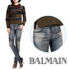 BALMAIN 5357 158N C3011 Damen Jeans Bikerhose 141451823 [P]