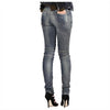 BALMAIN Frauen Hochfluss Jeans Bikerhose 5356 166N C3011 141451841 [P]