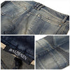 BALMAIN Frauen Hochfluss Jeans Bikerhose 5356 166N C3011 141451841 [P]