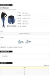 BALMAIN 5355 171N C3180 Damen Blau Jeans Bikerhose 141451856 [P]