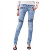 BALMAIN ゴールドステッチ バイカーパンツ 5256 146N C3180 141451895 [P]
