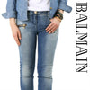BALMAIN 5160 127N C3011 女性用ジッパースリムジーンズ 141451920 [P]