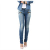 BALMAIN 5160 127N C3011 女性用ジッパースリムジーンズ 141451920 [P]