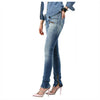 BALMAIN 5160 127N C3011 女性用ジッパースリムジーンズ 141451920 [P]