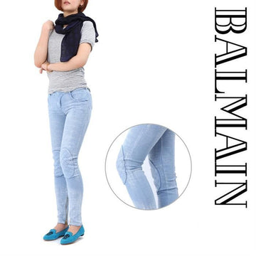 BALMAIN Slim Bike-Hose für Damen in Blau 5145 136N C3010 141451931